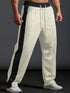 Men's Full Size Drawstring Contrast Wide Leg Pants Plus Size - Odaingerous
